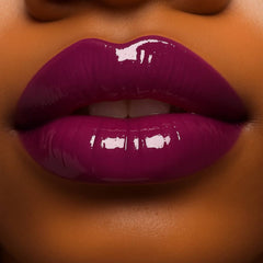 Glossed & Topic deep plum purple