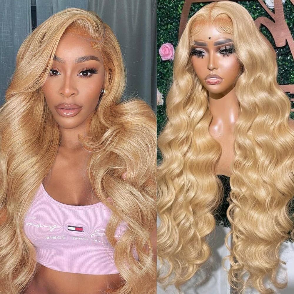 🍯 Honey Blonde Highlight Wig (Loose Wave)