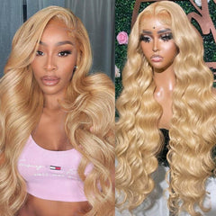 🍯 Honey Blonde Highlight Wig (Loose Wave)