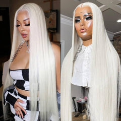 Ice Queen Platinum Lace Front Wig