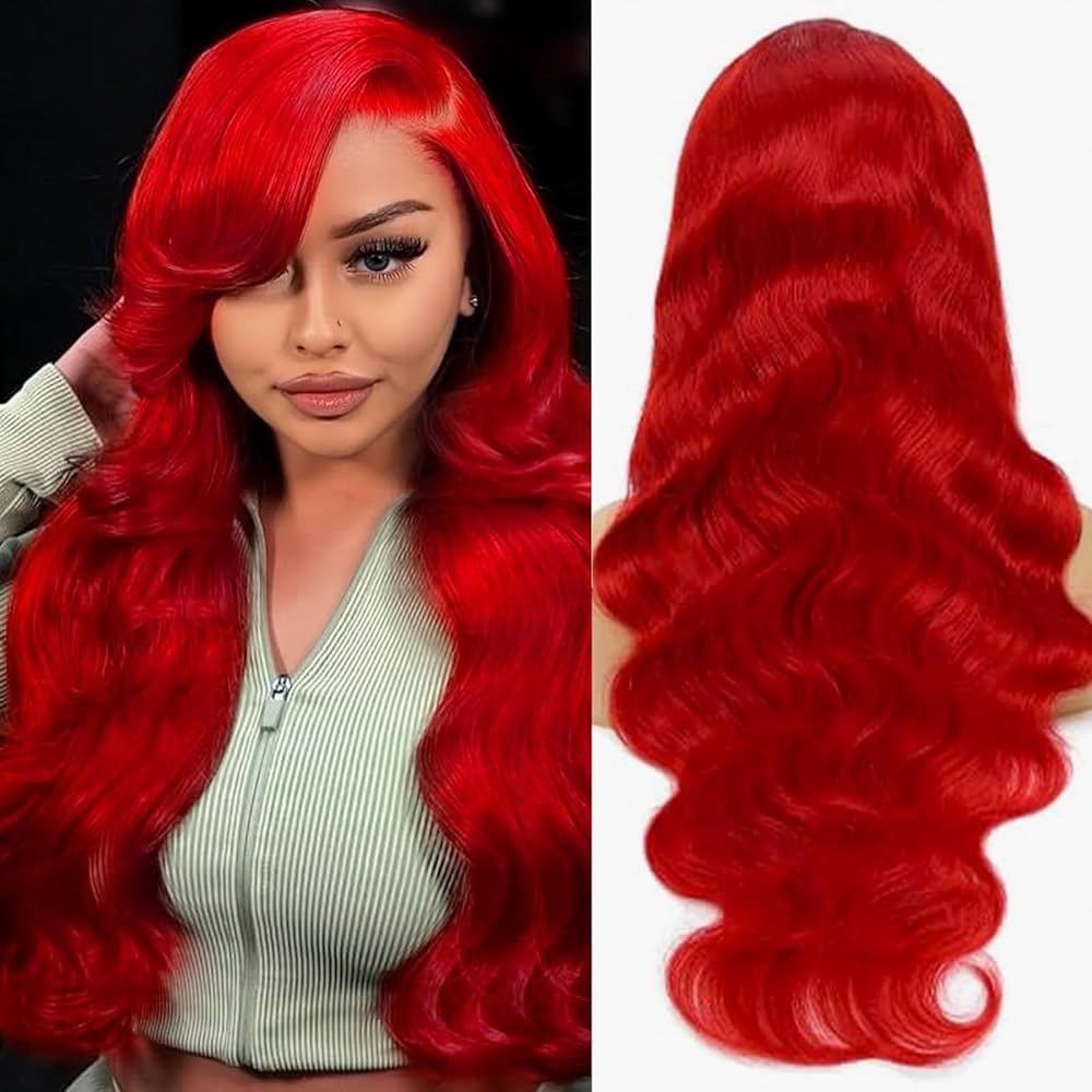 🔥 Crimson Wave HD Lace Front Wig