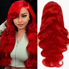 🔥 Crimson Wave HD Lace Front Wig